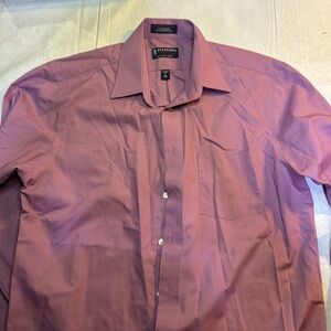 Stafford Purple Dress Shirt